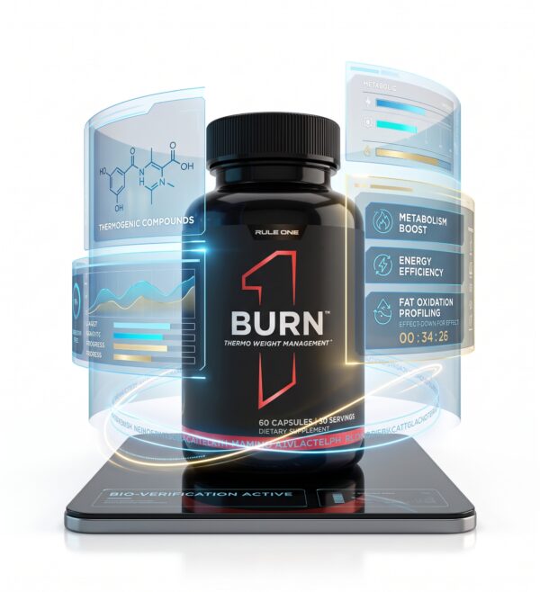 کپسول چربی‌سوز ترموژنیک رول وان مدل R1 Burn بسته ۶۰ عددی (Rule One) - تصویر 2