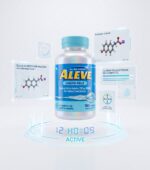 کپسول مسکن لیکوئید ژل الیو بایر مدل Aleve Liquid Gels حاوی ناپروکسن سدیم ۲۲۰mg (اثر ماندگار ۱۲ ساعته، تسکین انواع درد مفاصل، عضلات، سردرد و تب‌بر - ۱۸۰ عددی اصل آمریکا) - تصویر 2
