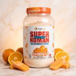پروتئین وی ۱۰۰٪ ایزوله آلفا لاین مدل SuperHuman Protein طعم Orange Gainsicle (بستنی پرتقال و خامه، عضله‌سازی خشک، زودجذب، بدون چربی و لاکتوز اضافه - ۹۱۱ گرم / ۲۸ سروینگ اصل آمریکا)