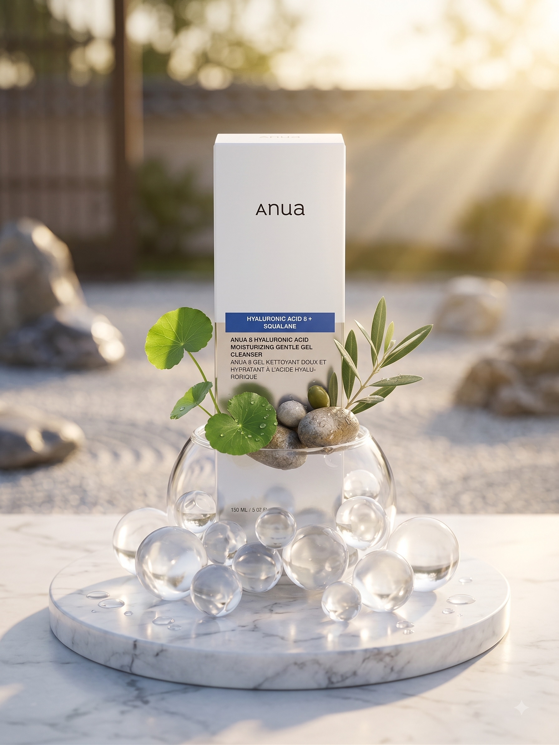 anuahyalluronic ژل شوینده آبرسان و ملایم آنوا مدل 8 Hyaluronic Acid + Squalane - تصویر 1