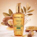 روغن مو کراتین و آرگان بیوکسین مدل Bioxcin Repairing Hair Oil