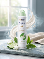 اسپری ضد تعریق زنانه داو مدل Advanced Care Go Fresh رایحه خیار و چای سبز