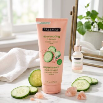 ماسک صورت خاک رس خیار و نمک صورتی هیمالیا فریمن مدل Rejuvenating