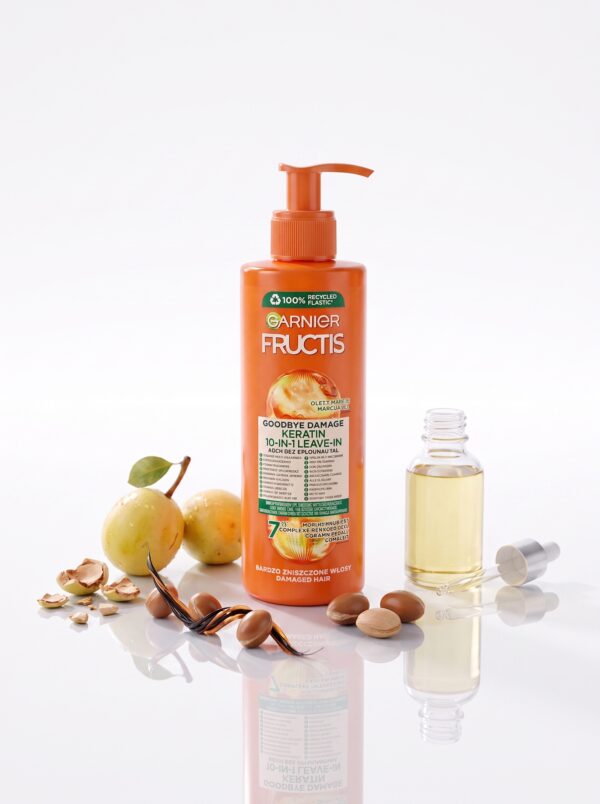 کرم موی ۱۰ کاره کراتین گارنیه سری فروکتیس مدل Garnier Goodbye Damage (بدون نیاز به آبکشی) - تصویر 2