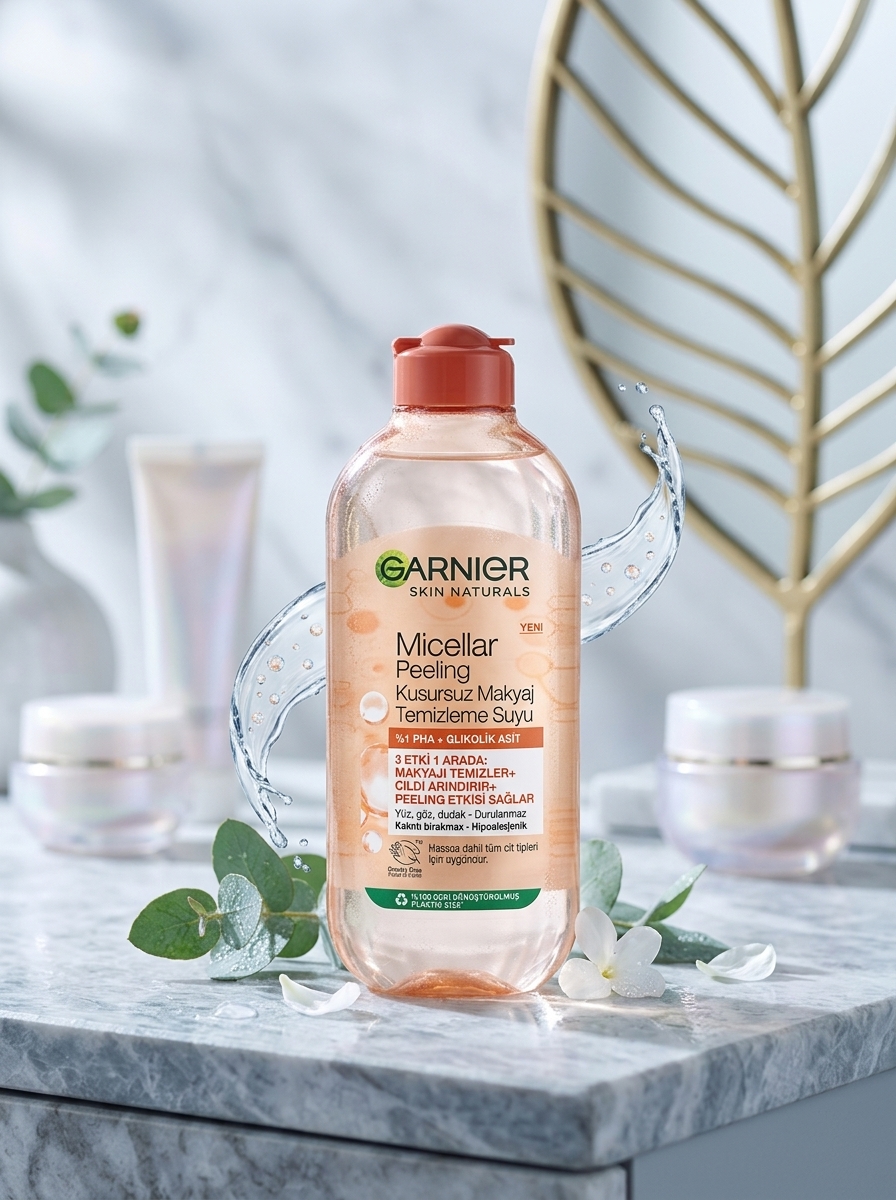 garnierkerem1 میسلار واتر لایهبردار گارنیه مدل Garnier Micellar Peeling