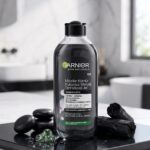 ژل میسلار پاک‌کننده آرایش زغال فعال گارنیه مدل Micellar Charcoal Cleansing Gel