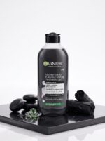 ژل میسلار پاککننده آرایش زغال فعال گارنیه مدل Micellar Charcoal Cleansing Gel حجم ۴۰۰ میلیلیتر (پاککننده ۳ کاره صورت، چشم و لب، کاهش جوشهای سرسیاه، تصفیهکننده و ماتکننده پوست) - تصویر 2