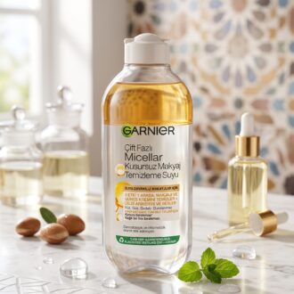 میسلار واتر دو فاز گارنیه حاوی روغن آرگان Garnier