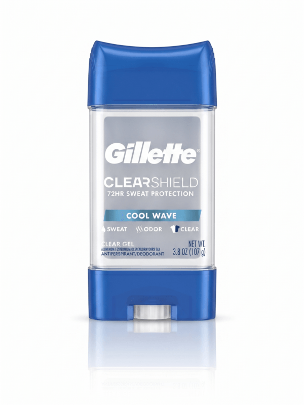 ژل ضد تعریق مردانه ژیلت مدل ClearShield Cool Wave وزن ۱۰۷ گرم (Gillette) - تصویر 2