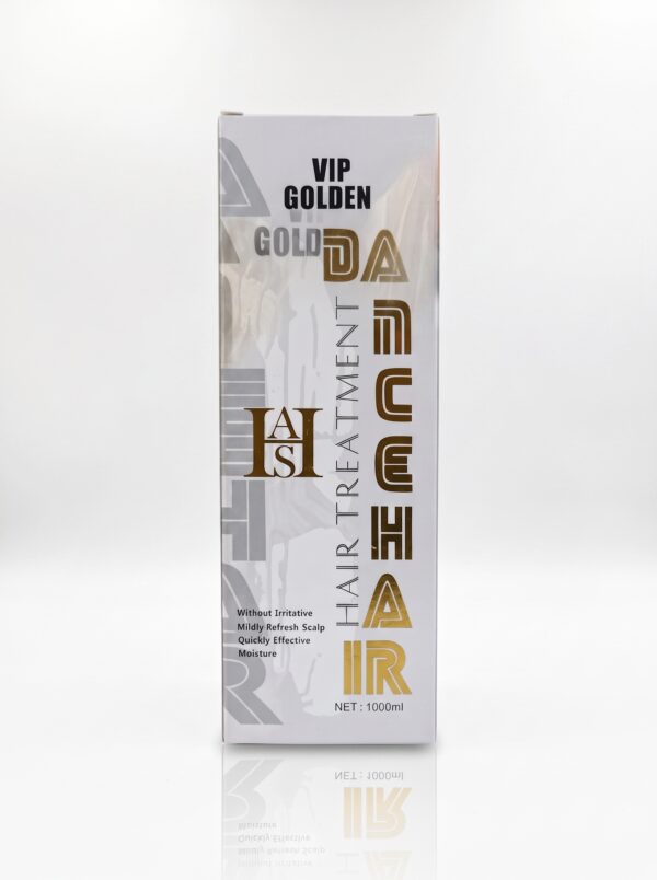 احیاکننده مو دمی هیر مدل VIP Golden حجم ۱۰۰۰ میلی‌لیتر (آبرسانی فوری، ترمیم عمقی، بدون ایجاد حساسیت و شاداب‌کننده کف سر) - تصویر 2