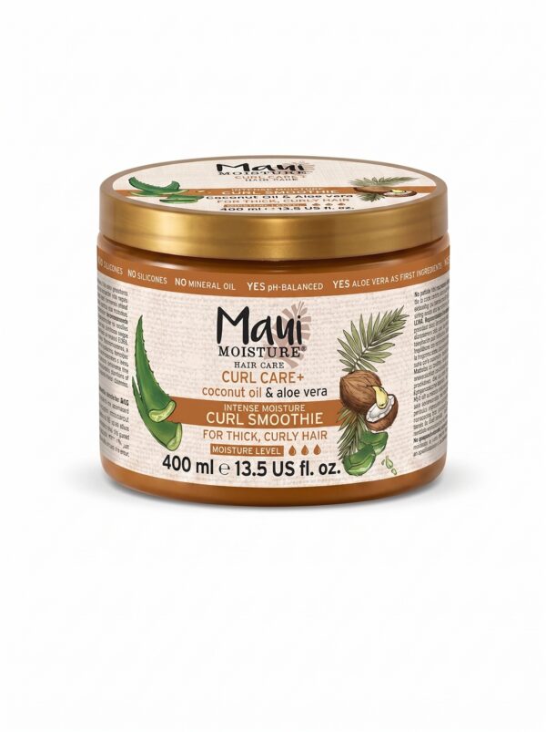 آبرسان مو و کرم فرکننده مائویی مدل Coconut Oil حاوی آلوورای خالص و روغن نارگیل (مخصوص موهای ضخیم و فر، آبرسان عمقی و ضد وز - ۴۰۰ میلی‌لیتر) - تصویر 2