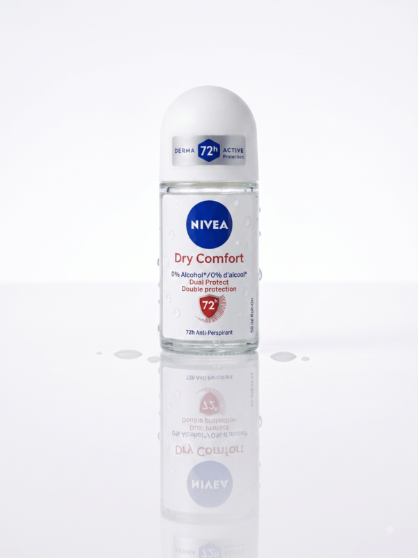 رول ضد تعریق زنانه نیوآ مدل Dry Comfort حجم ۵۰ میل (Nivea اصل آلمان) - تصویر 2