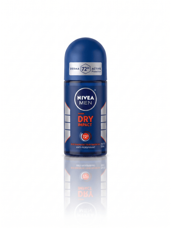 رول ضد تعریق مردانه نیوآ مدل Dry Impact حجم ۵۰ میل (Nivea اصل آلمان) - تصویر 2