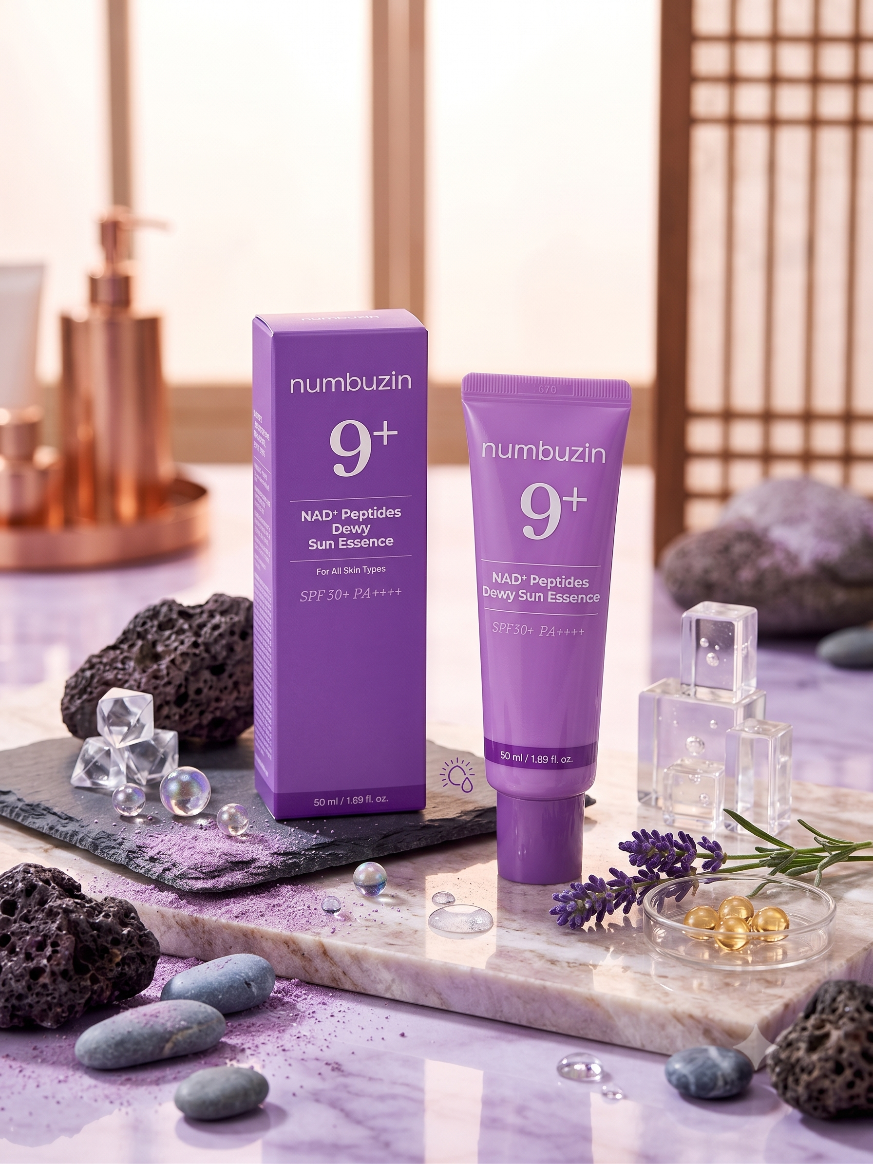 numbuzin1 ضد آفتاب نامبوزین مدل NAD Peptides Dewy - تصویر 1