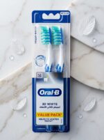 مسواک دوقلو اورال بی مدل Oral-B 3D White Fresh White