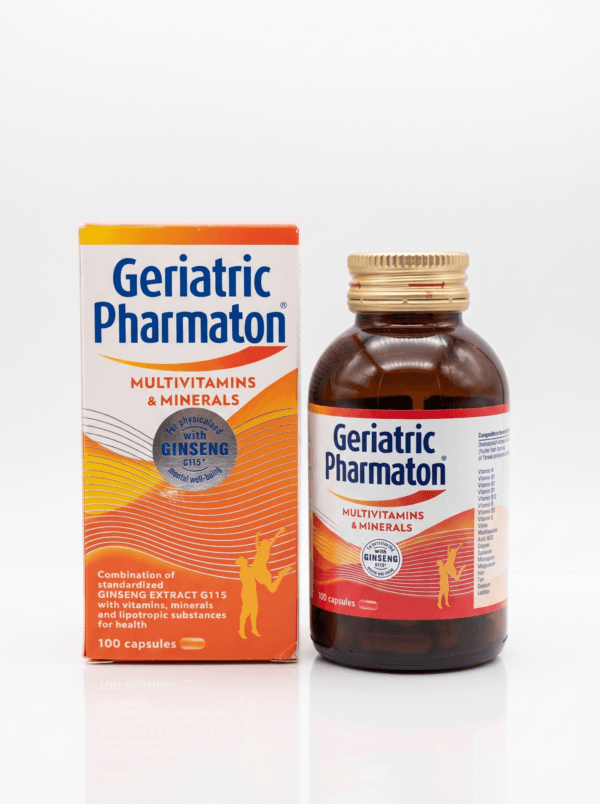 کپسول مولتی‌ویتامین و مینرال جریاتریک فارماتون مدل Geriatric Pharmaton (حاوی عصاره جینسنگ G115) - تصویر 2
