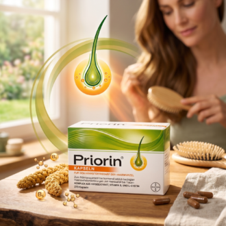 کپسول ضد ریزش مو پریورین بایر اصل آلمان (Priorin Kapseln) - ۲۷۰ عددی (مخصوص درمان ریزش موی هورمونی و ارثی)