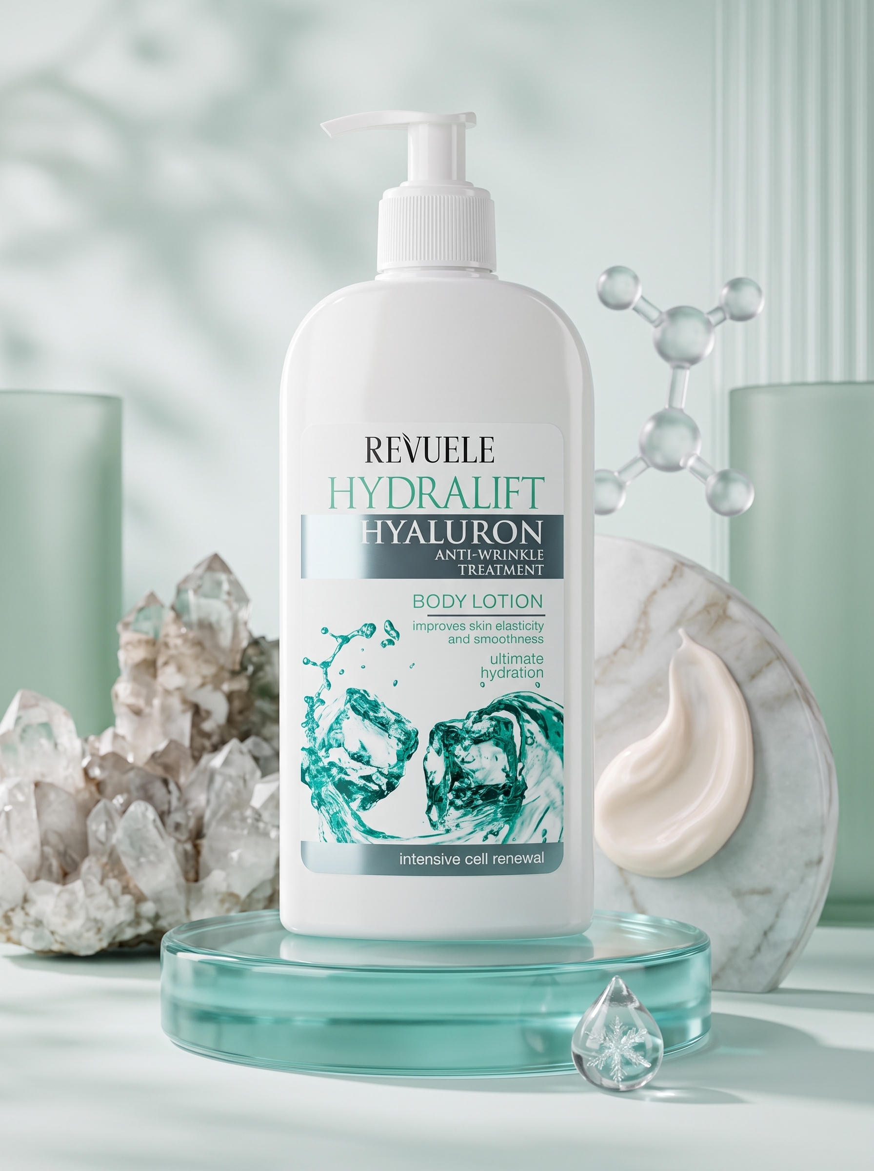 revulelesefid1 لوسیون بدن آبرسان قوی و ضد چروک رووئل مدل Hydralift Hyaluron