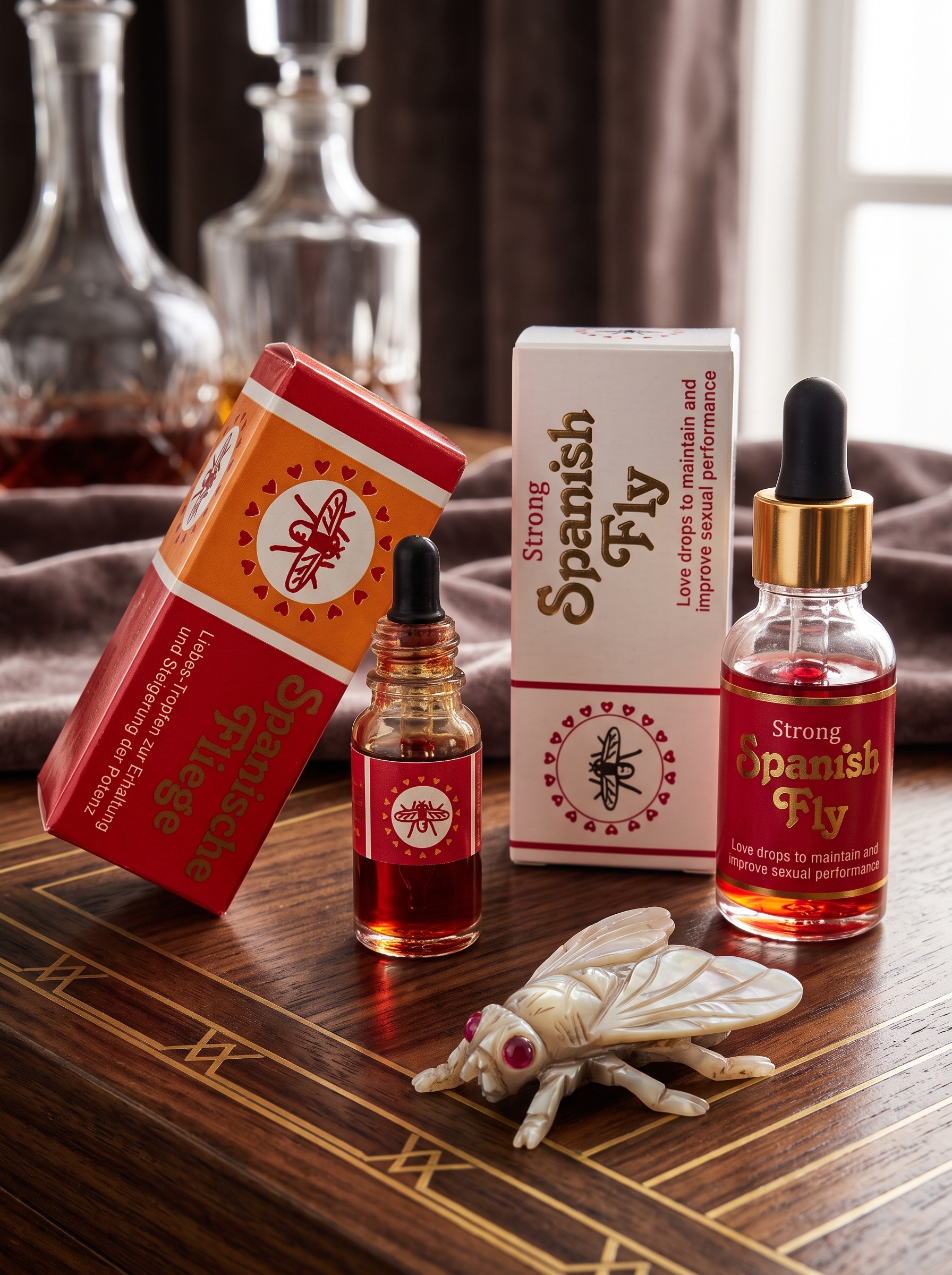 spanishfly1 قطره محرک و تقویت میل جنسی اسپانیش فلای مدل Strong Love Drops (افزایش حرارت، بهبود تمایلات جنسی و ارتقای کیفیت رابطه - فرمولاسیون قطرهای زودجذب) - تصویر 1