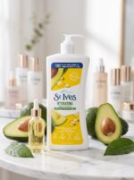 لوسیون بدن آبرسان سنت ایوز مدل St. Ives Vitamin E & Avocado