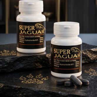قرص تقویت قوای جنسی و تاخیری سوپر جگوار مدل SUPER JAGUAR (ترکیب سیلدنافیل ۱۰۰mg، ترامادول هیدروکلراید ۱۵۰mg و جینسینگ ۶۰mg - مخصوص آقایان)
