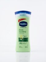 لوسیون بدن وازلین اینتنسیو کر مدل Aloe Soothe حاوی عصاره خالص آلوئهورا (آبرسان ۴۸ ساعته، التیامبخش، ضد التهاب و مخصوص پوست خشک و حساس - ۴۰۰ میلیلیتر) - تصویر 2
