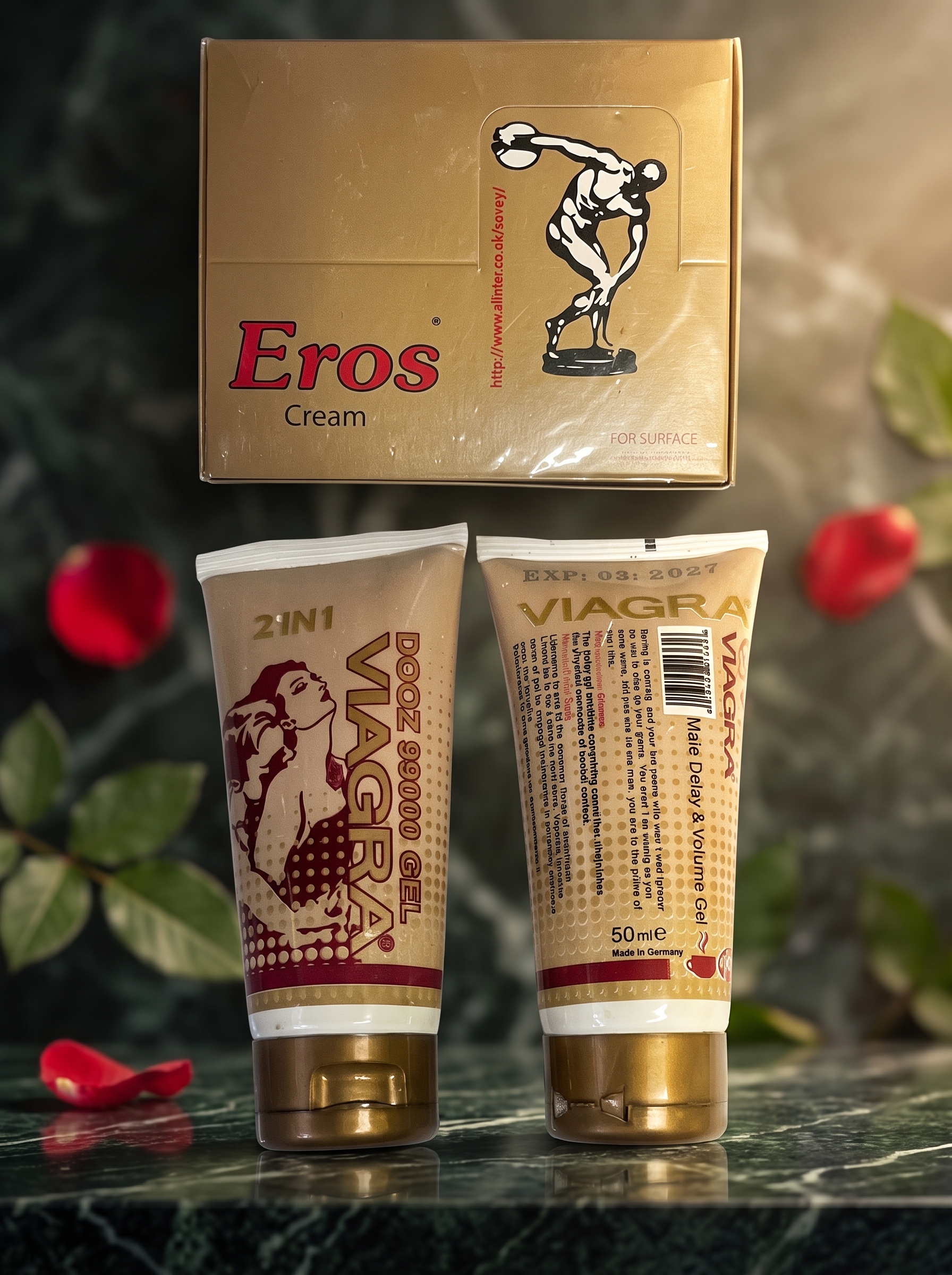 viagra1 ژل تاخیری و حجمدهنده ویاگرا مدل DOOZ 99000 GEL فرمول ۲ در ۱ (کنترل زودانزالی، بهبود حجم و سفتی نعوظ آقایان - ۵۰ میلیلیتر) - تصویر 1