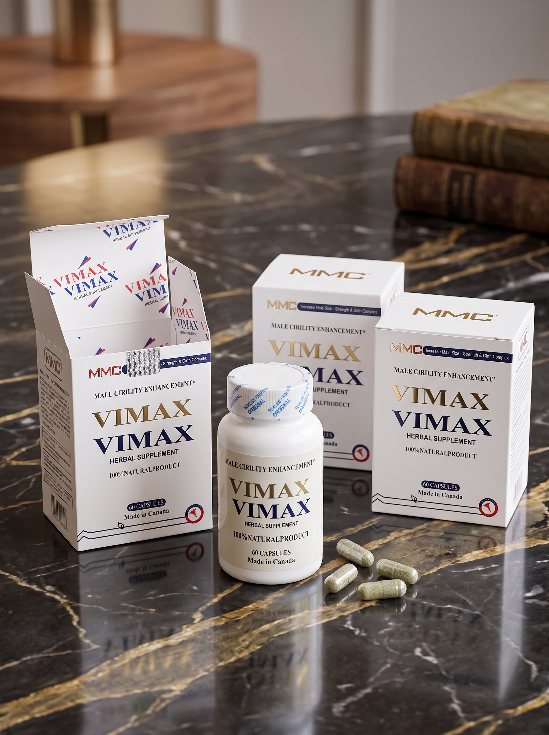vitamax1 کپسول تقویت توان جنسی آقایان وایمکس برند MMC اصل کانادا (افزایش میل جنسی، تقویت ارکشن و ارتقای توان بدنی - ۶۰ عددی کاملاً گیاهی) - تصویر 1