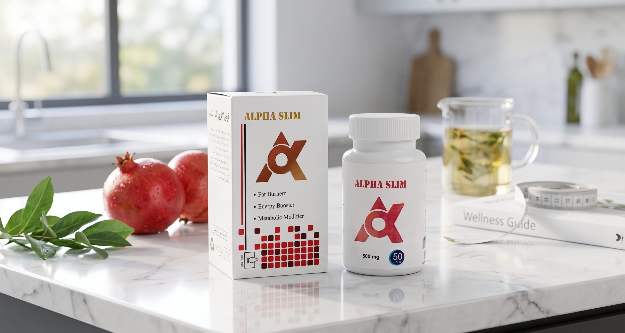 قرص لاغری آلفا اسلیم قرمز اصل Alpha Slim