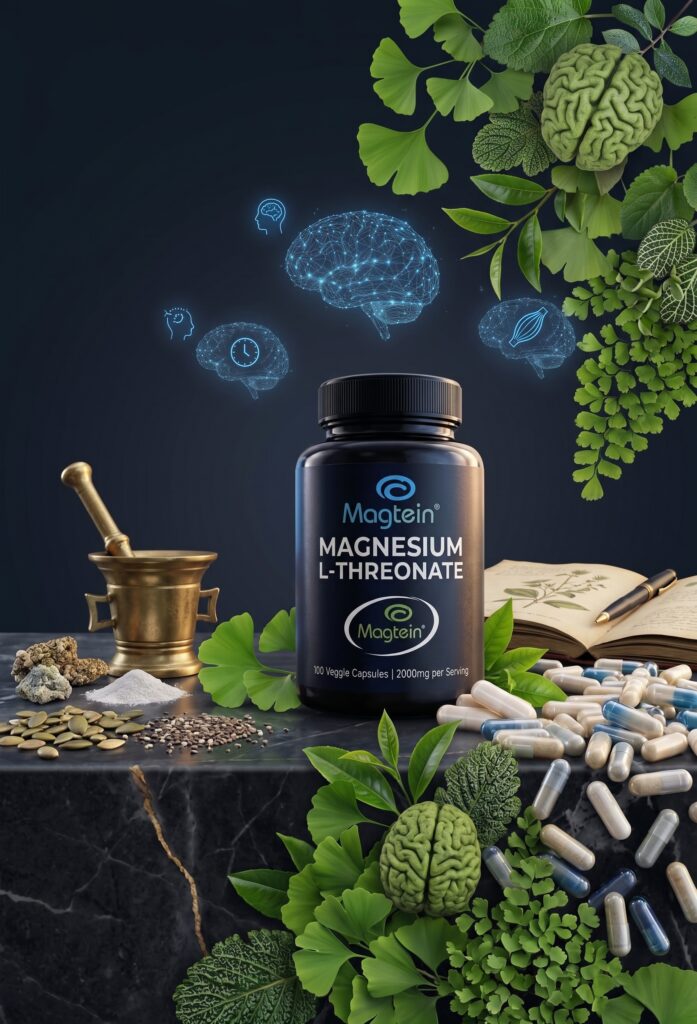 کپسول منیزیم ال‌ ترئونات مگتین ۲۰۰۰ میلی‌گرم - Magtein Magnesium L-Threonate